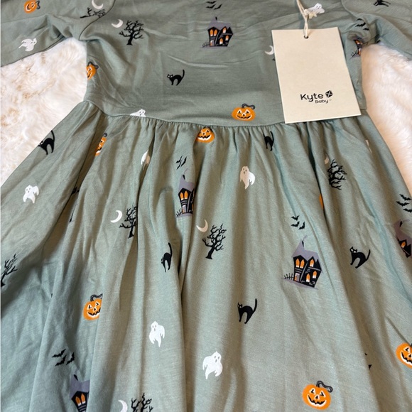 Kyte baby spooky long sleeve Halloween twirl Dress size 4T NWT - Picture 2 of 5